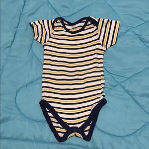 Carter's Blue and Yellow Bodysuit Classic One Piece